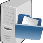 Free computer file network vector